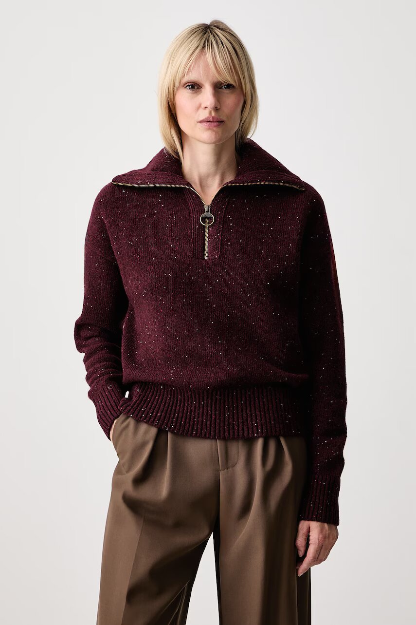 Barbour pulover pentru femei cu lână