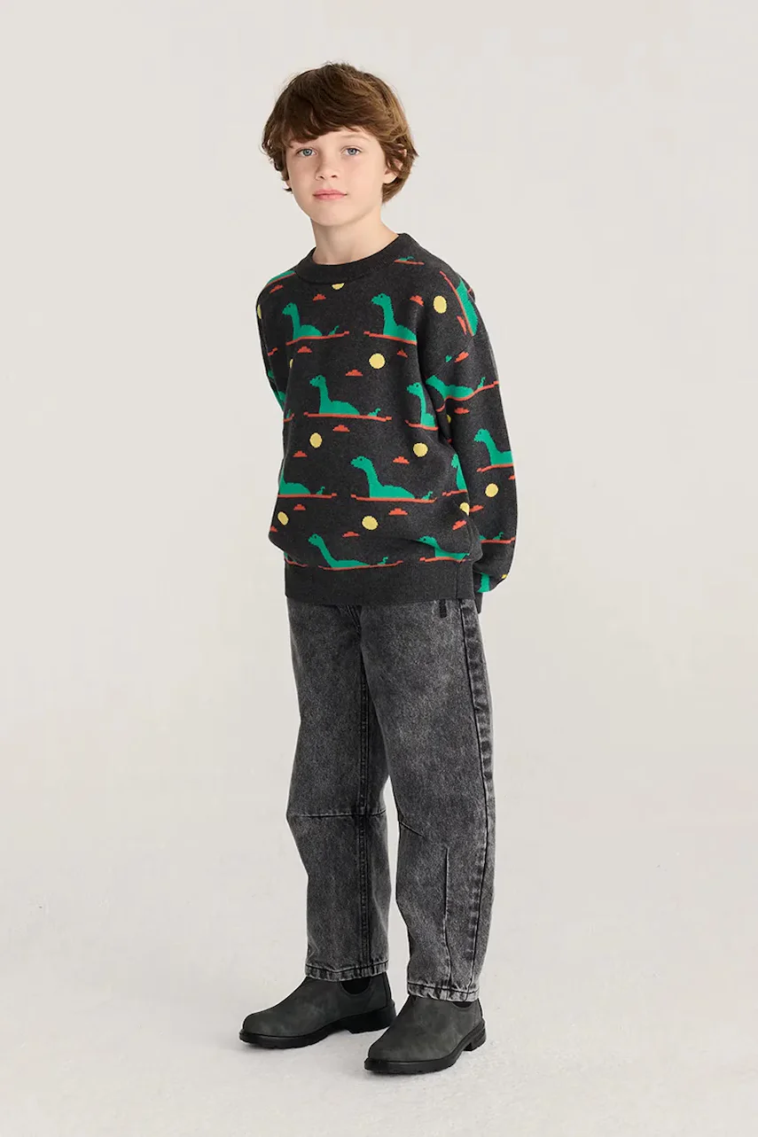 Bobo Choses pulover pentru copii din bumbac Lake Monster