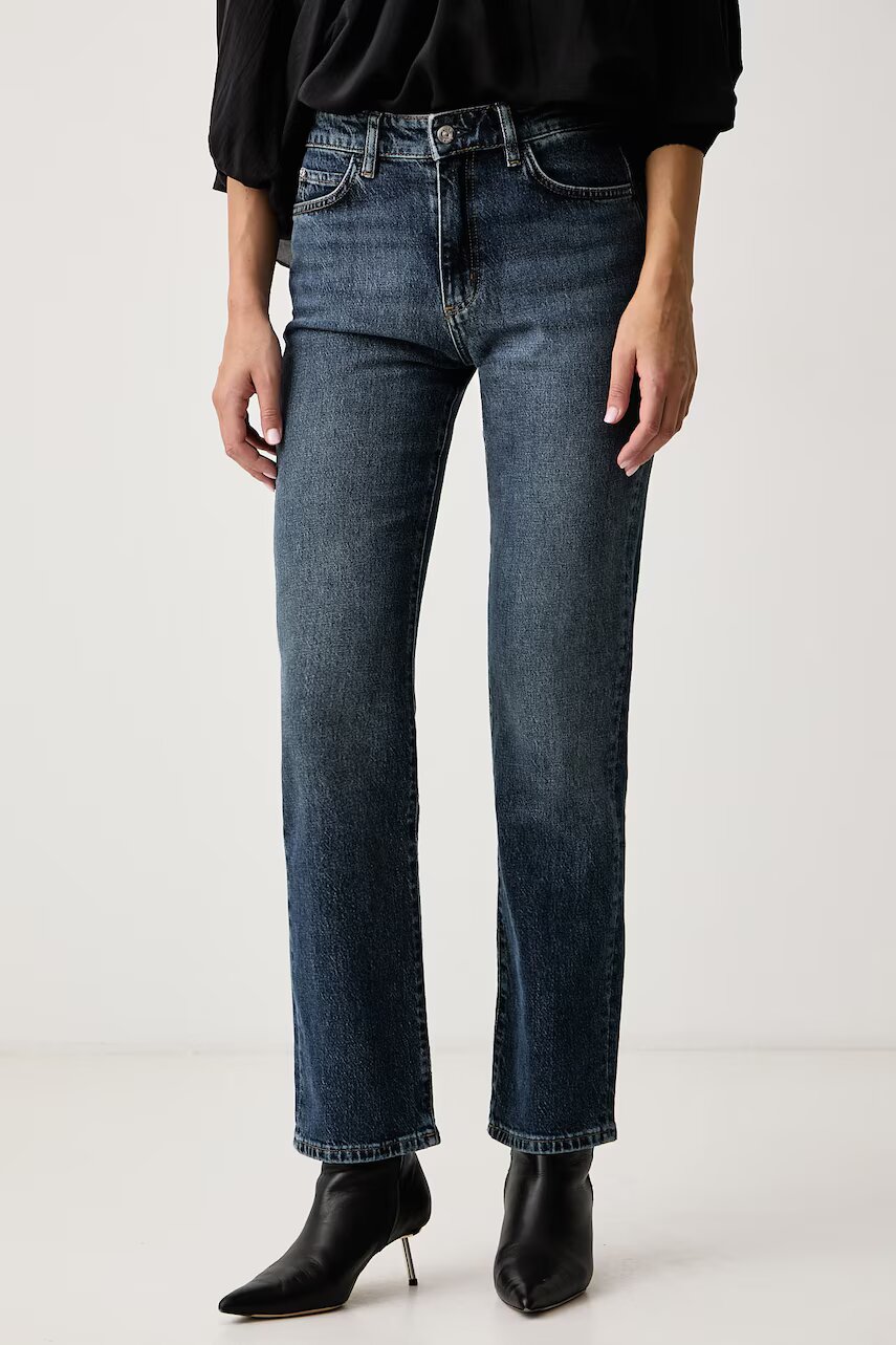 BOSS blugi straight pentru femei PARKWAY-SLIM STR 2.0