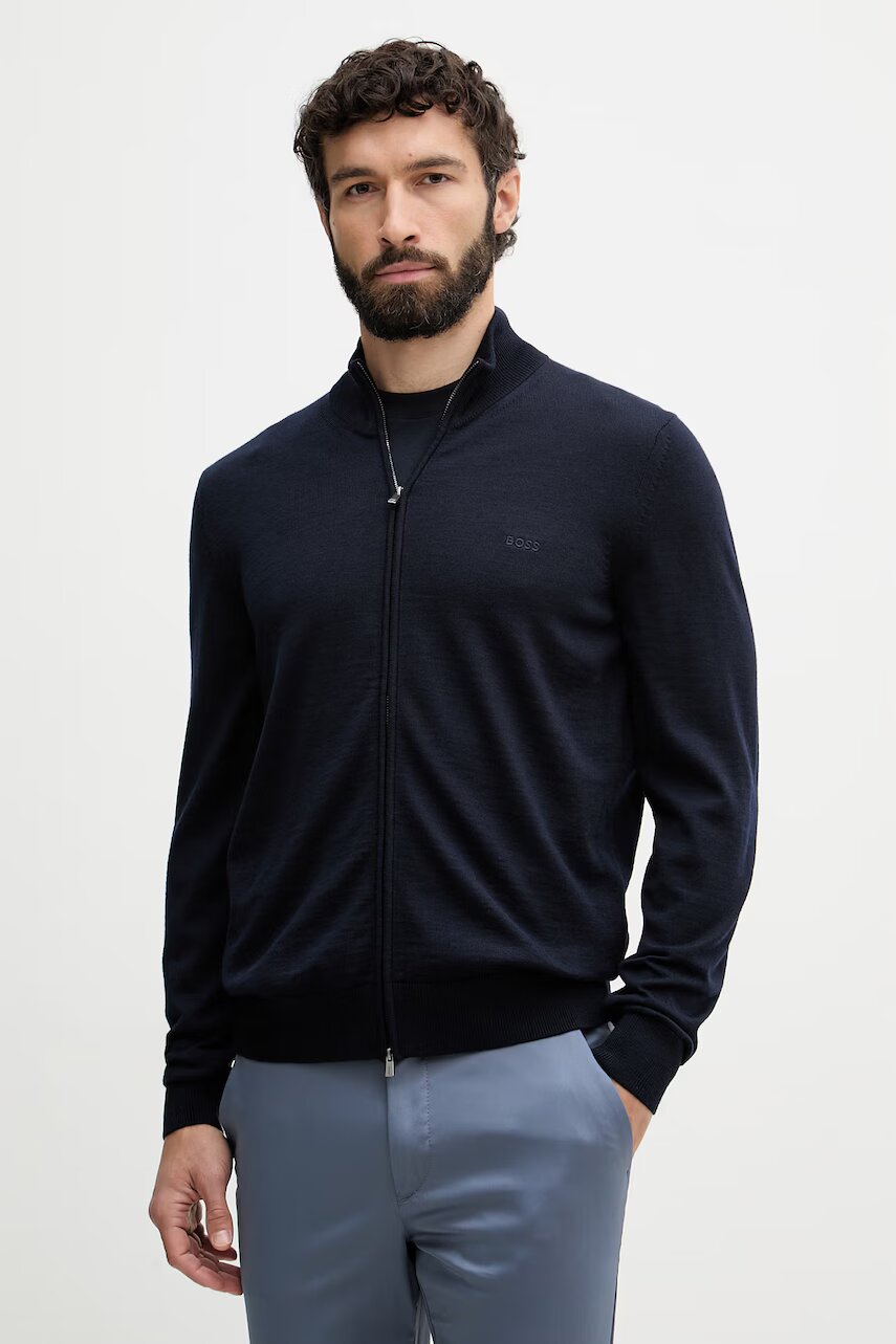 BOSS cardigan pentru bărbați din lână H-Balonso-L