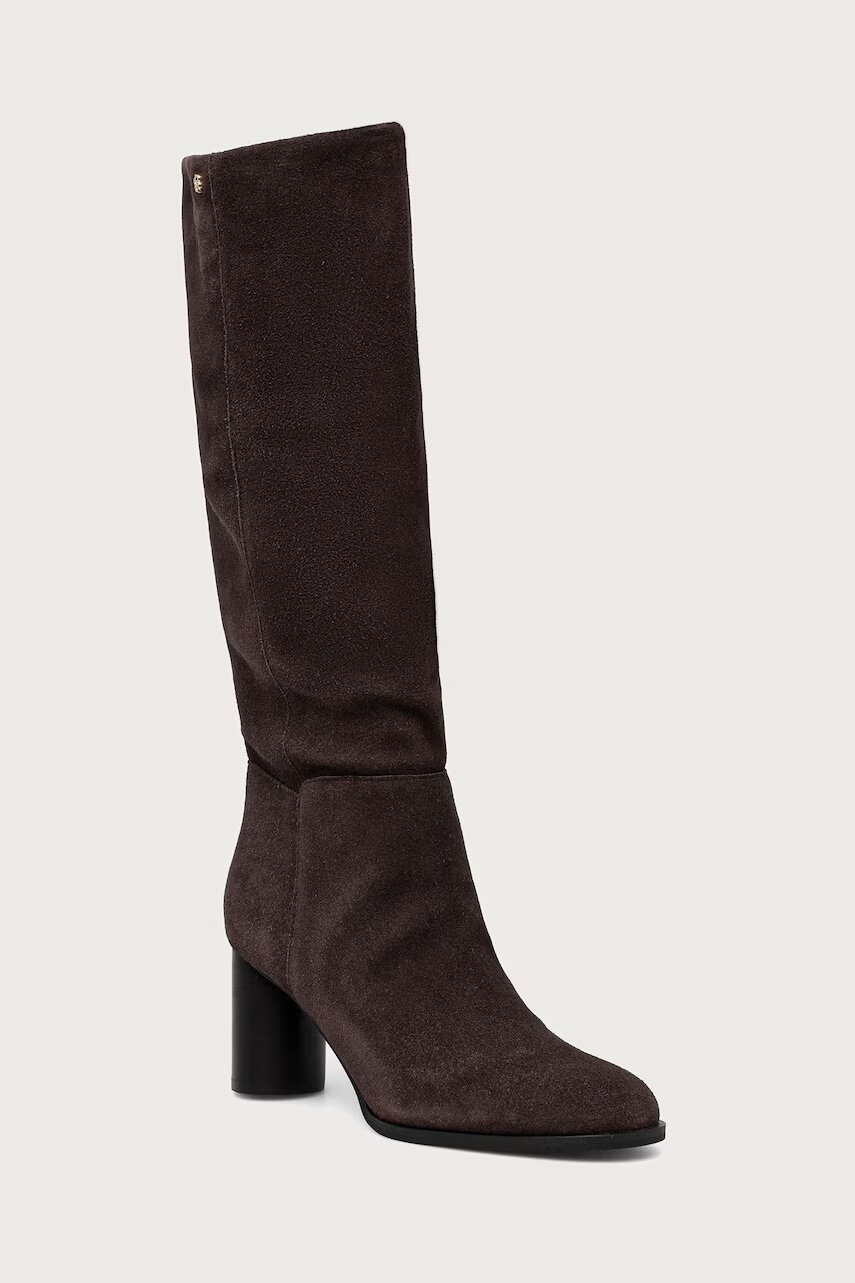 BOSS cizme pentru femei din piele Ninah