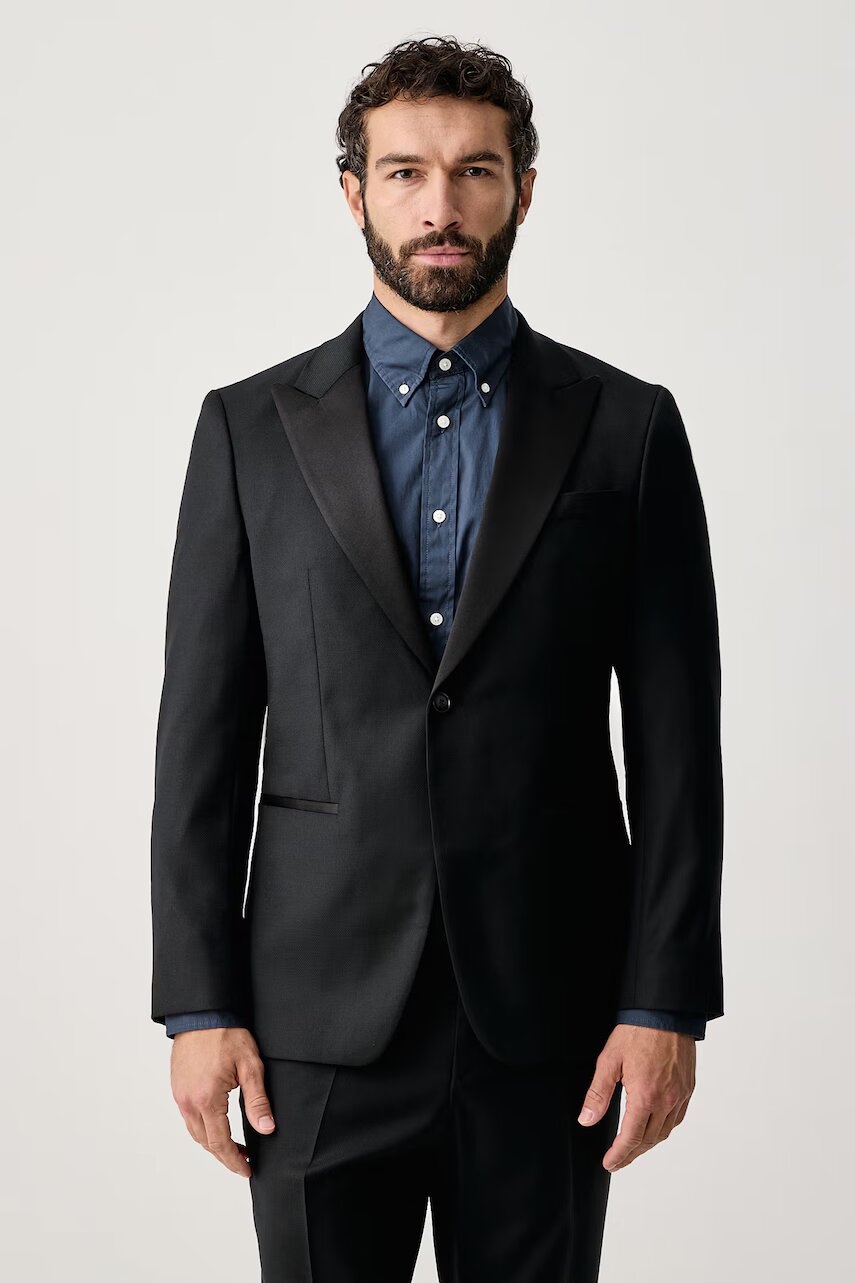 BOSS costum pentru bărbați cu lână H-Huge-2Pcs-Tux-264