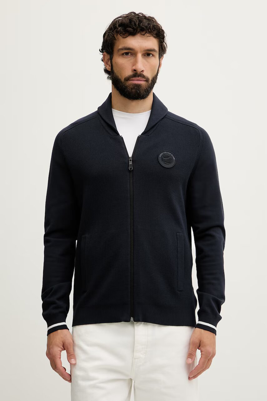 BOSS Green cardigan pentru bărbați cu vâscoză KN_Union FZ