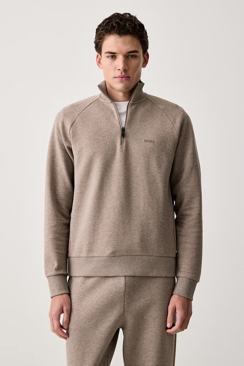 BOSS Green hanorac pentru bărbați cu bumbac Sweat