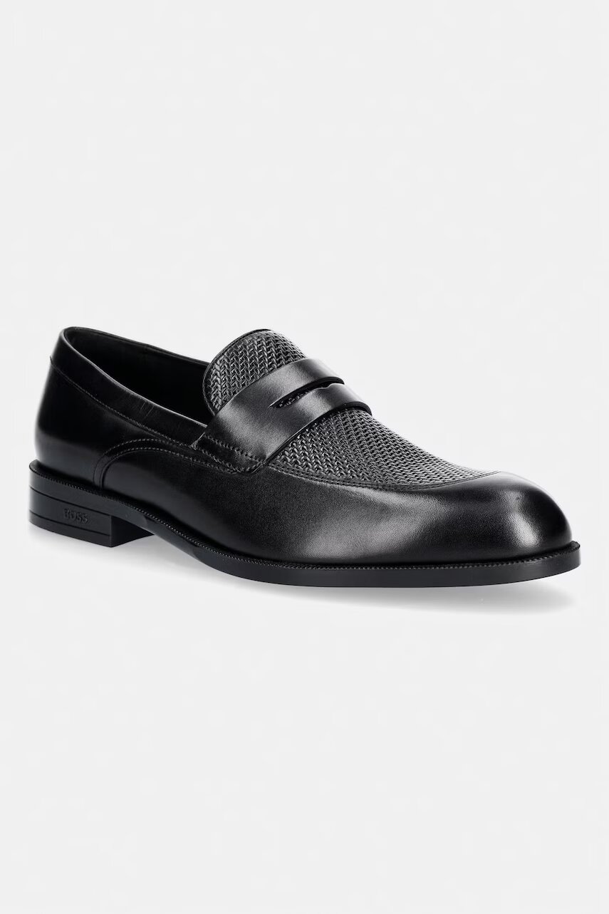 BOSS mocasini pentru bărbați din piele Tayil