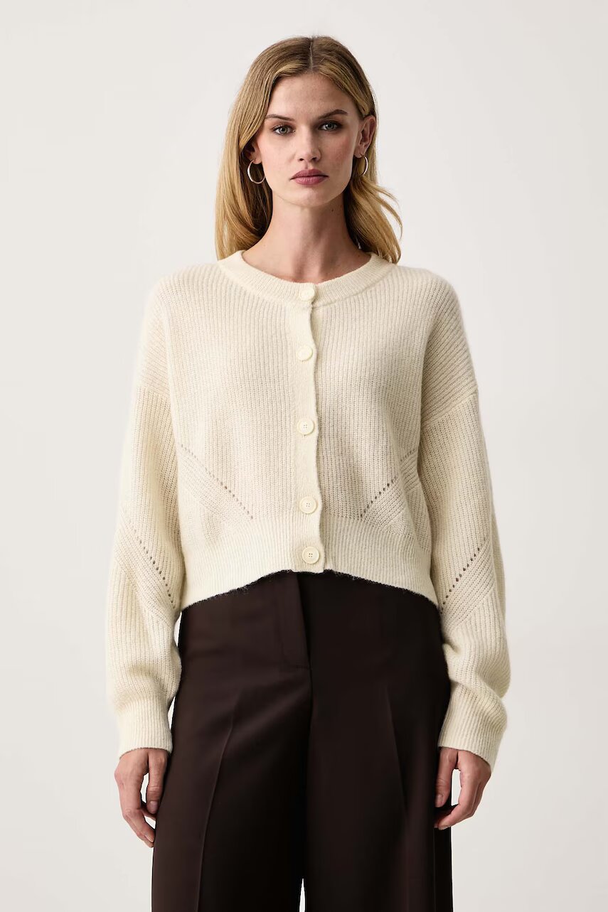 BOSS Orange cardigan pentru femei cu lână C_Fernard_1