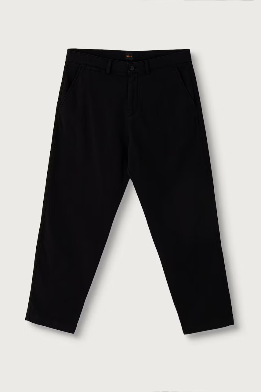 BOSS Orange pantaloni chinos pentru bărbați din bumbac cu elastan Chino_ST_2