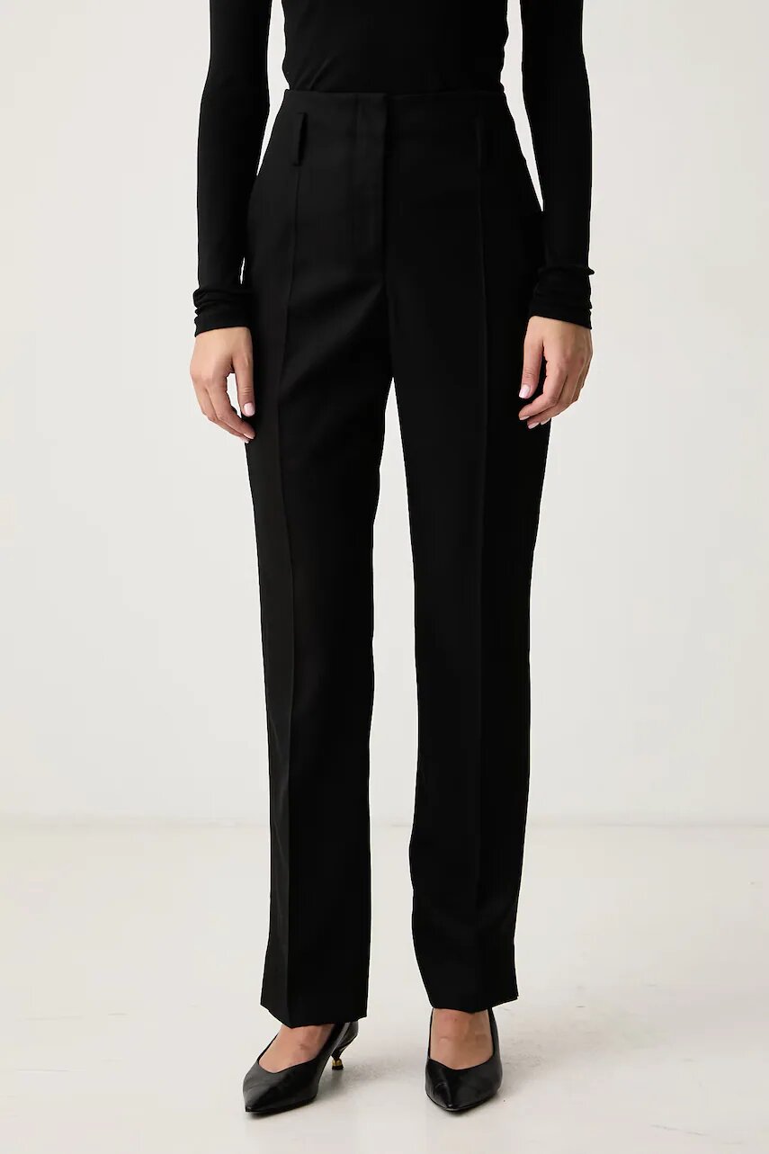 BOSS pantaloni pentru femei din lână Tanjana3