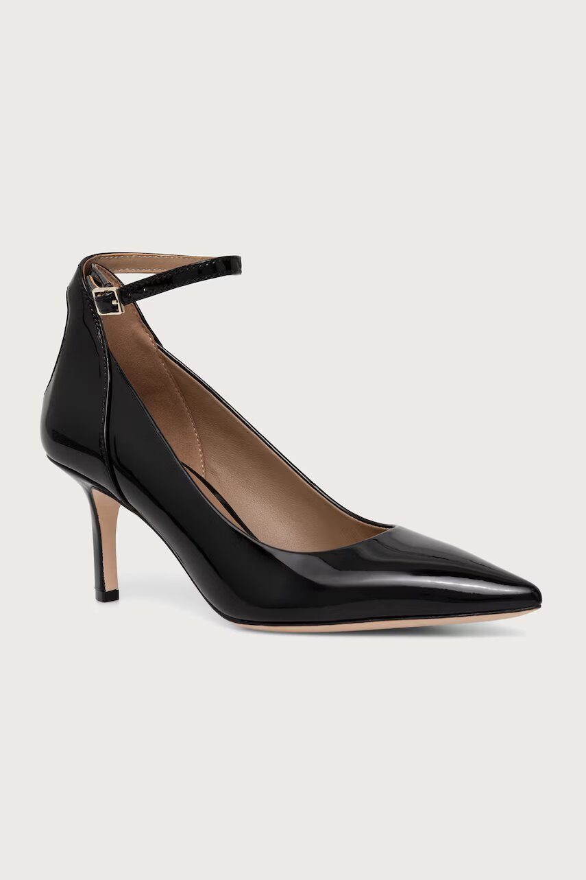BOSS pantofi cu toc stiletto din piele Miah