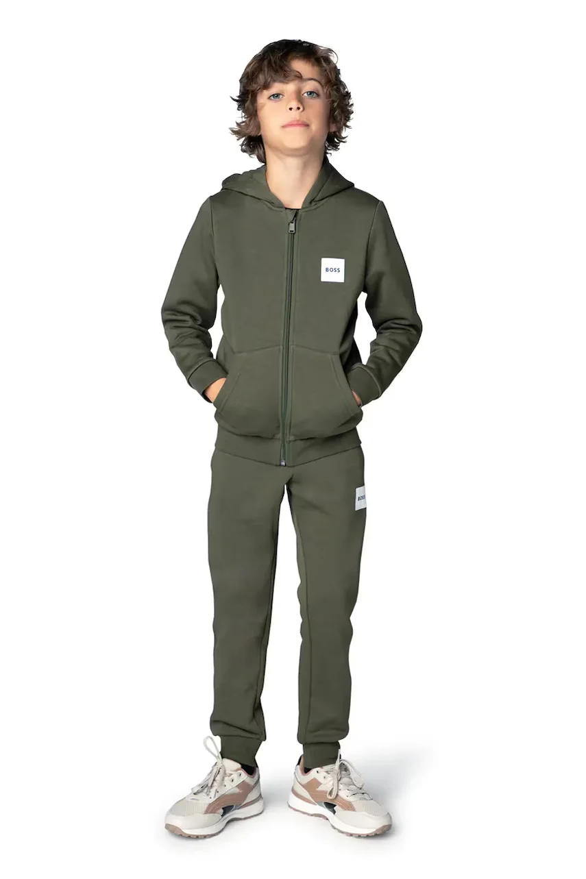 BOSS set de trening pentru copii cu bumbac