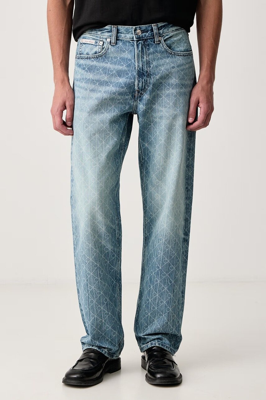 Calvin Klein Jeans blugi straight pentru femei