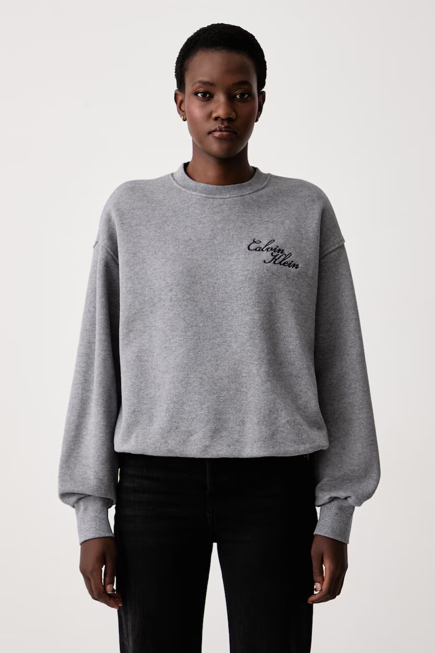 Calvin Klein Jeans hanorac pentru femei cu bumbac