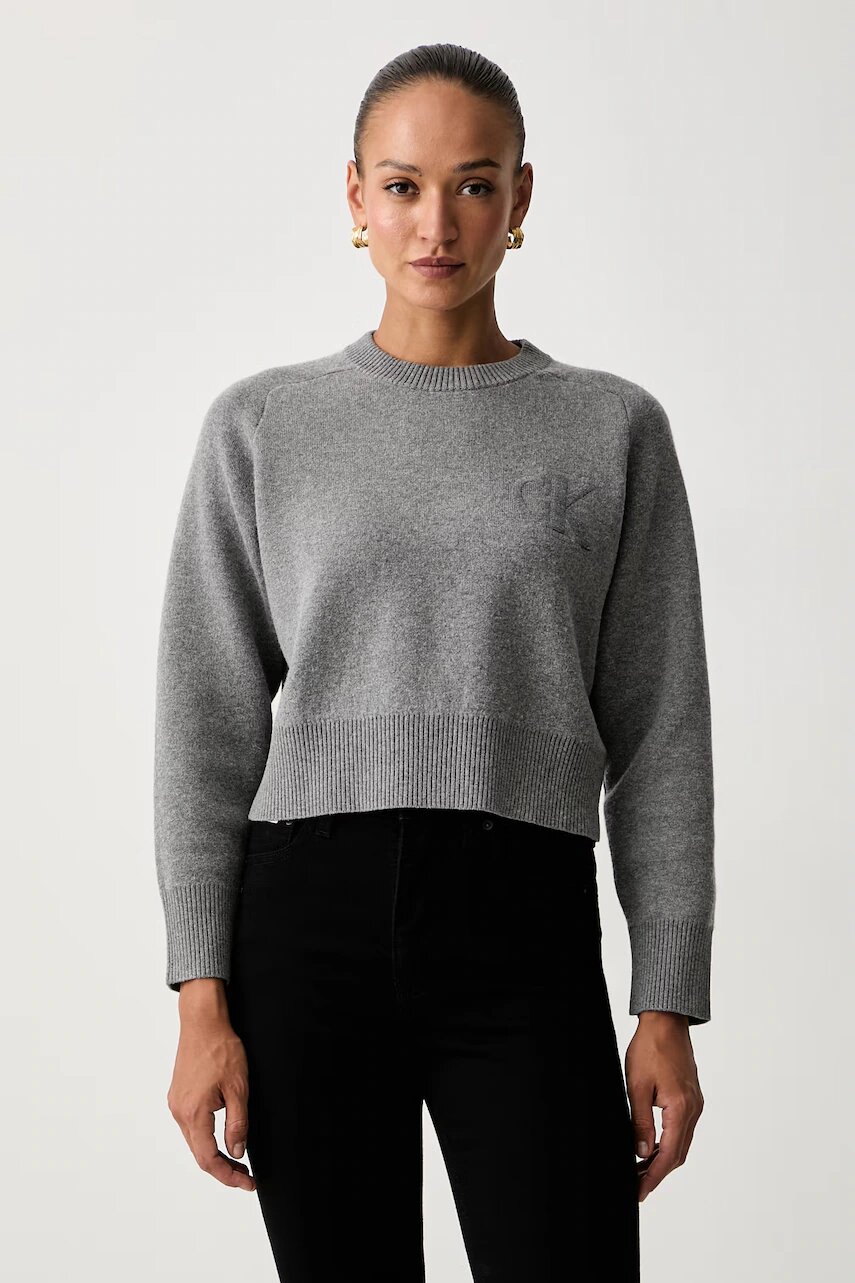 Calvin Klein Jeans pulover pentru femei cu amestec de lână