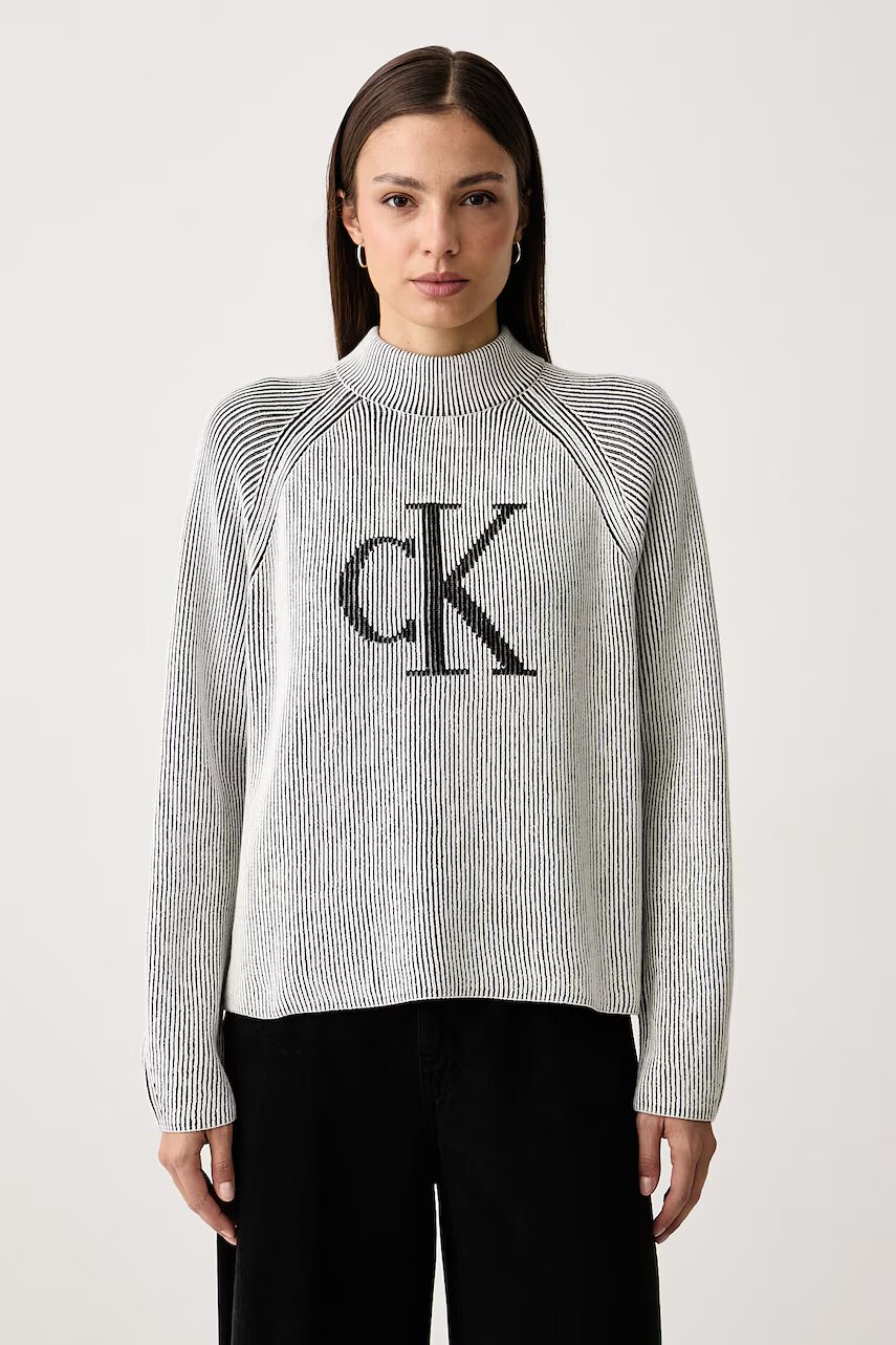 Calvin Klein Jeans pulover pentru femei din bumbac