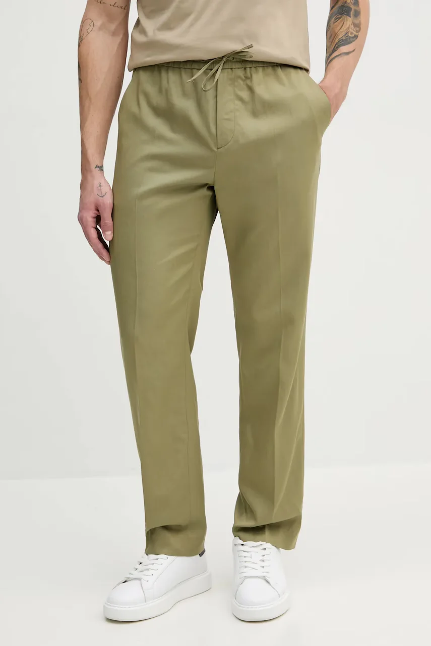 Calvin Klein pantaloni din amestec de in