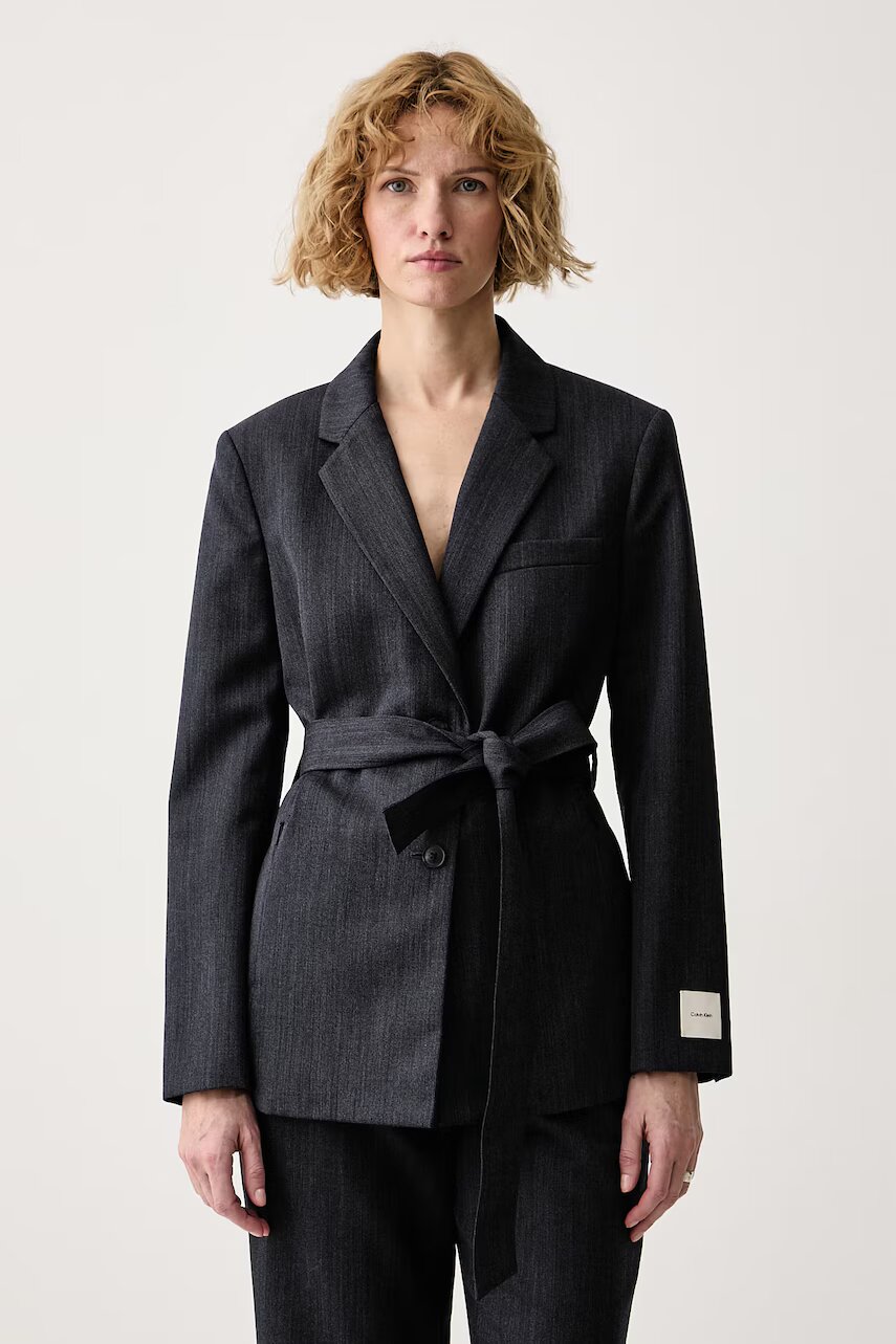Calvin Klein sacou pentru femei cu lână