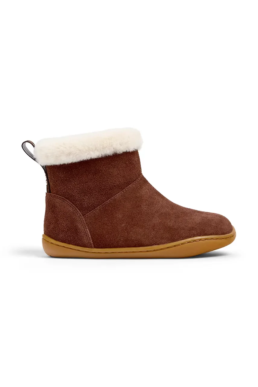Camper încălțăminte de iarnă pentru copii din nubuck Peu Cami Kids
