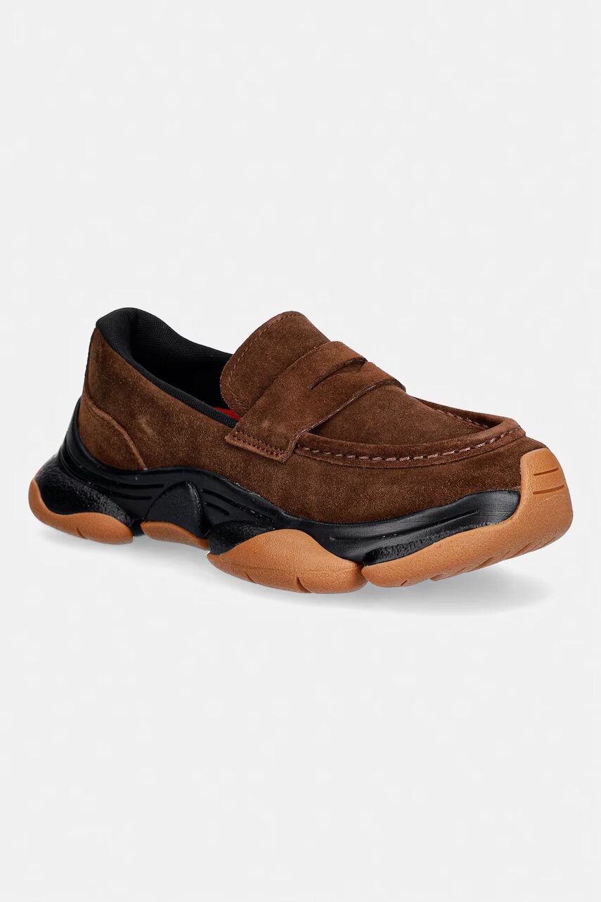 Camper mocasini pentru femei din piele întoarsă Karst 2