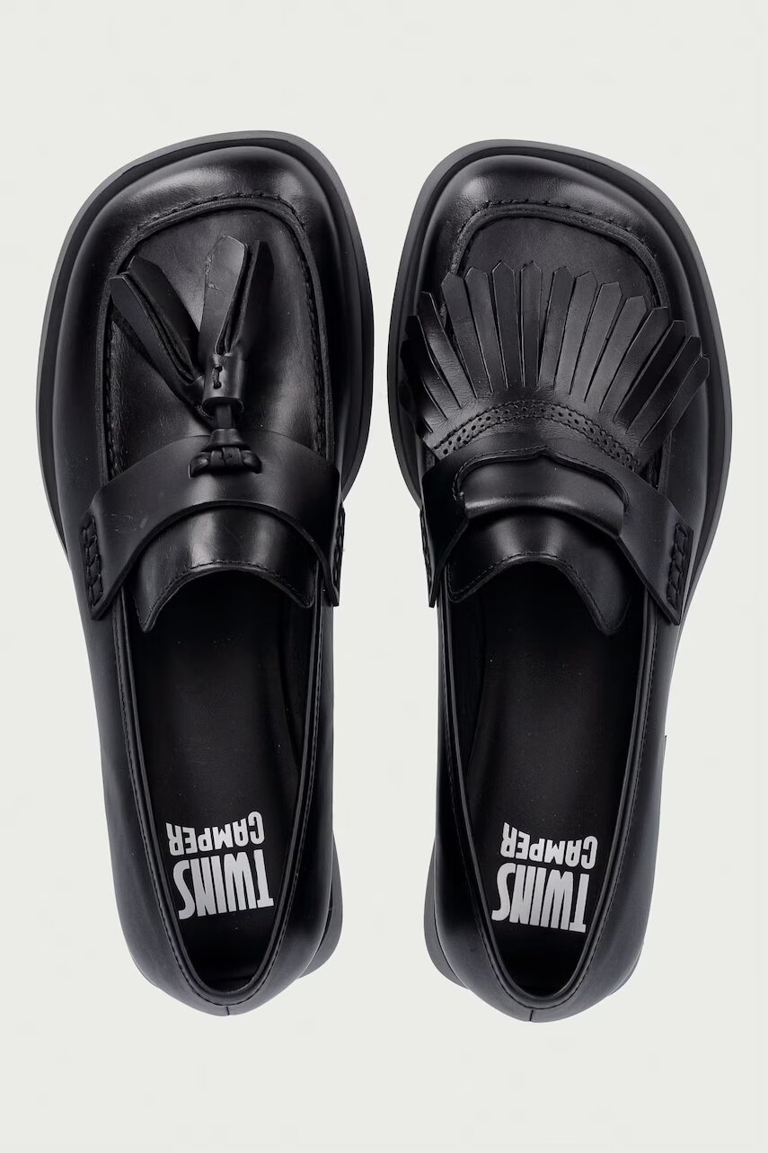Camper mocasini pentru femei din piele TWS