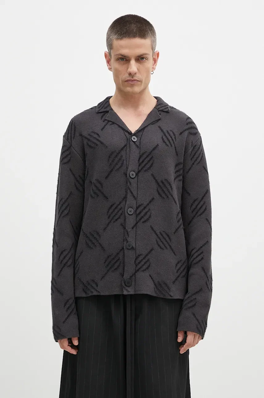 Daily Paper cardigan Kirabo Monogram Knit Cardigan