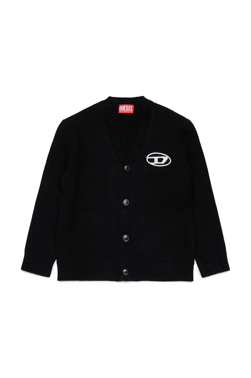 Diesel cardigan pentru copii cu amestec de lână KLABO CARDIGAN OVER KNITWEAR