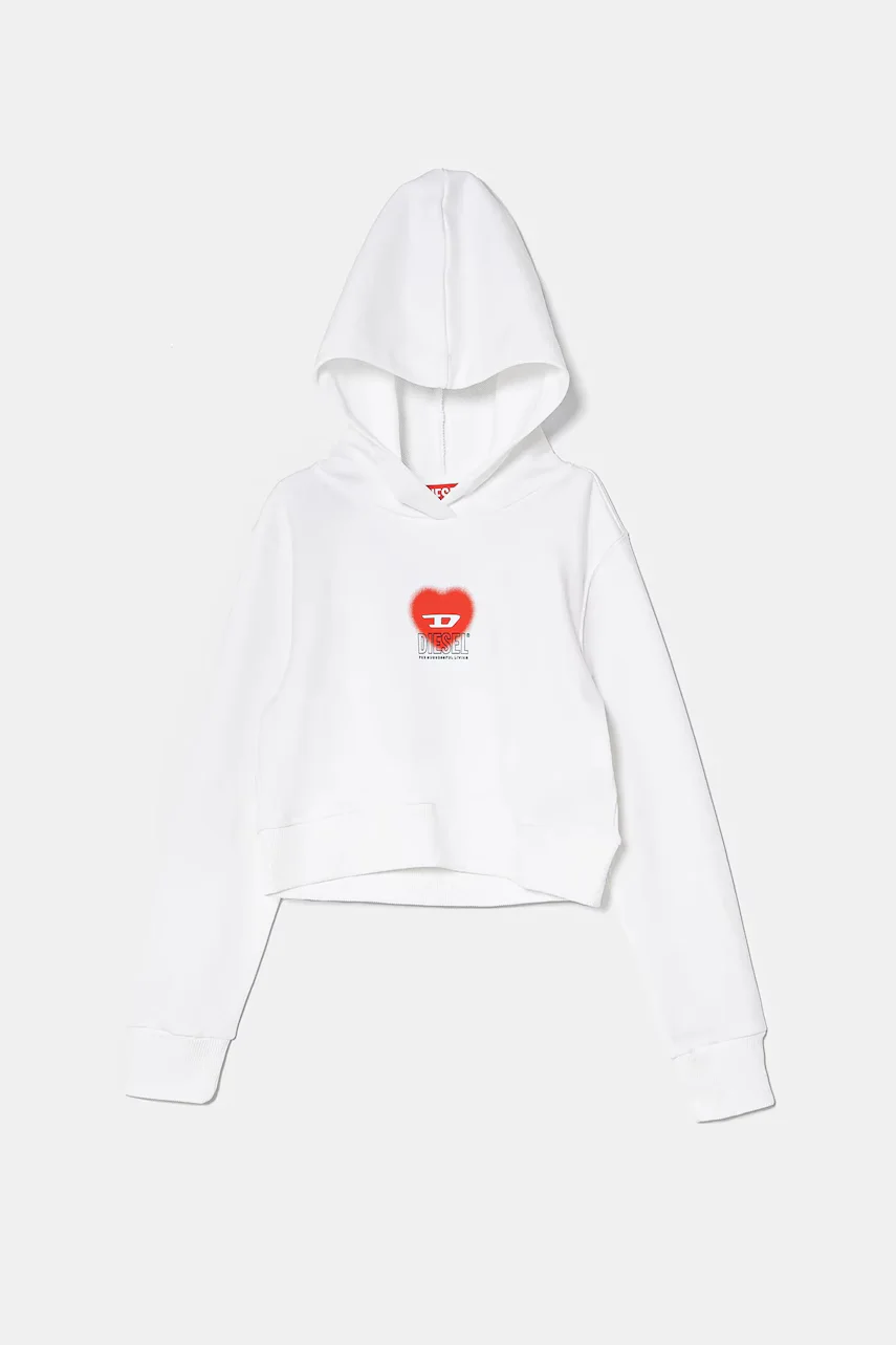 Diesel hanorac de bumbac pentru copii SCUOREHOOD SWEAT-SHIRT