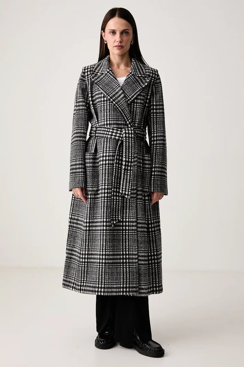 DKNY palton pentru femei cu lână