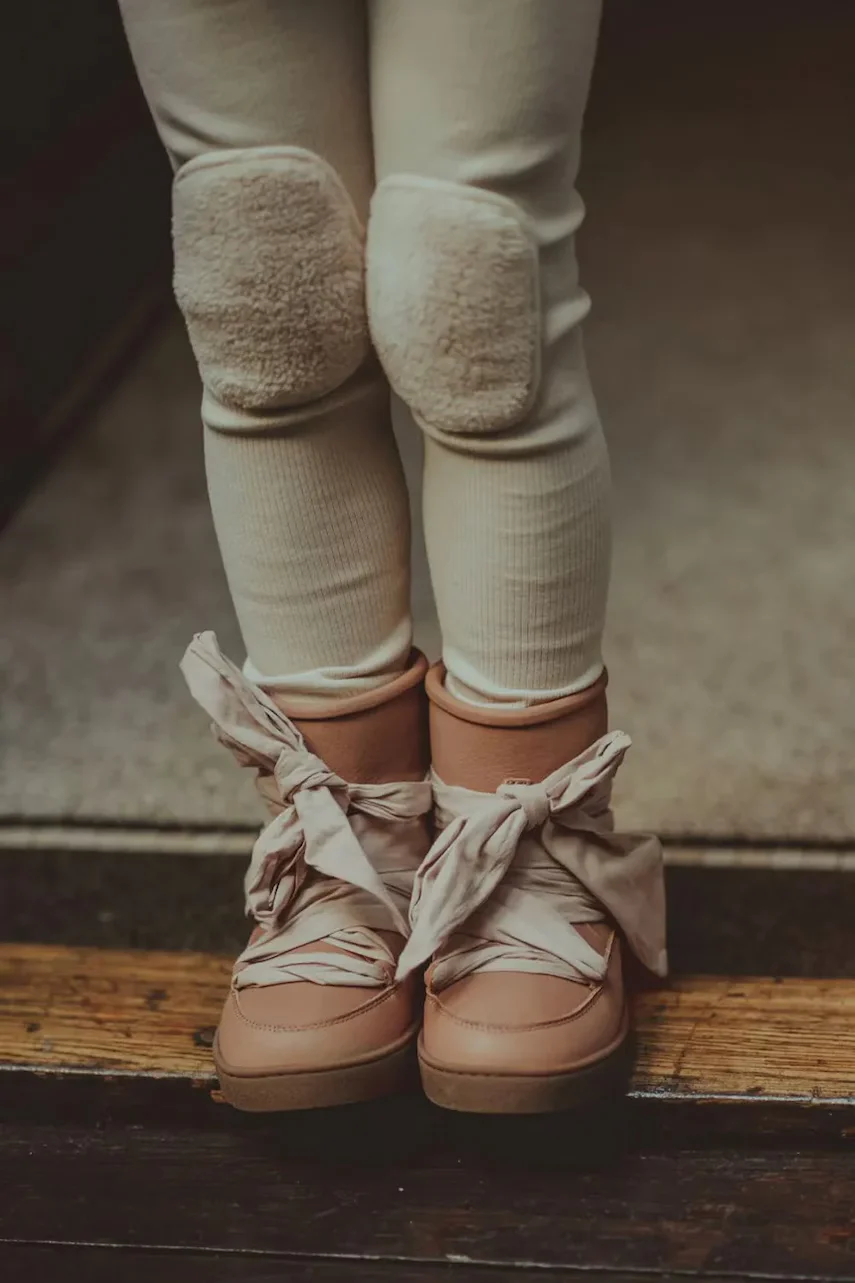Donsje ghete de zăpadă din piele pentru copii Ganza Boots