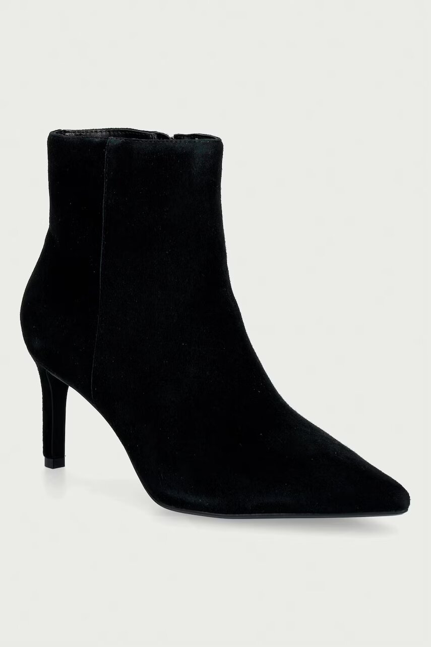 Dune London botine pentru femei din piele întoarsă Obsessively