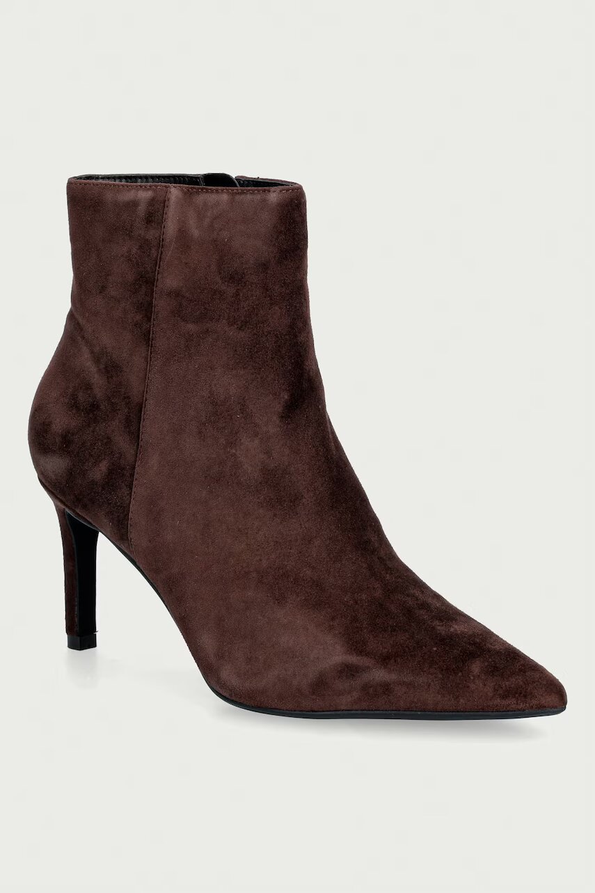 Dune London botine pentru femei din piele întoarsă Obsessively