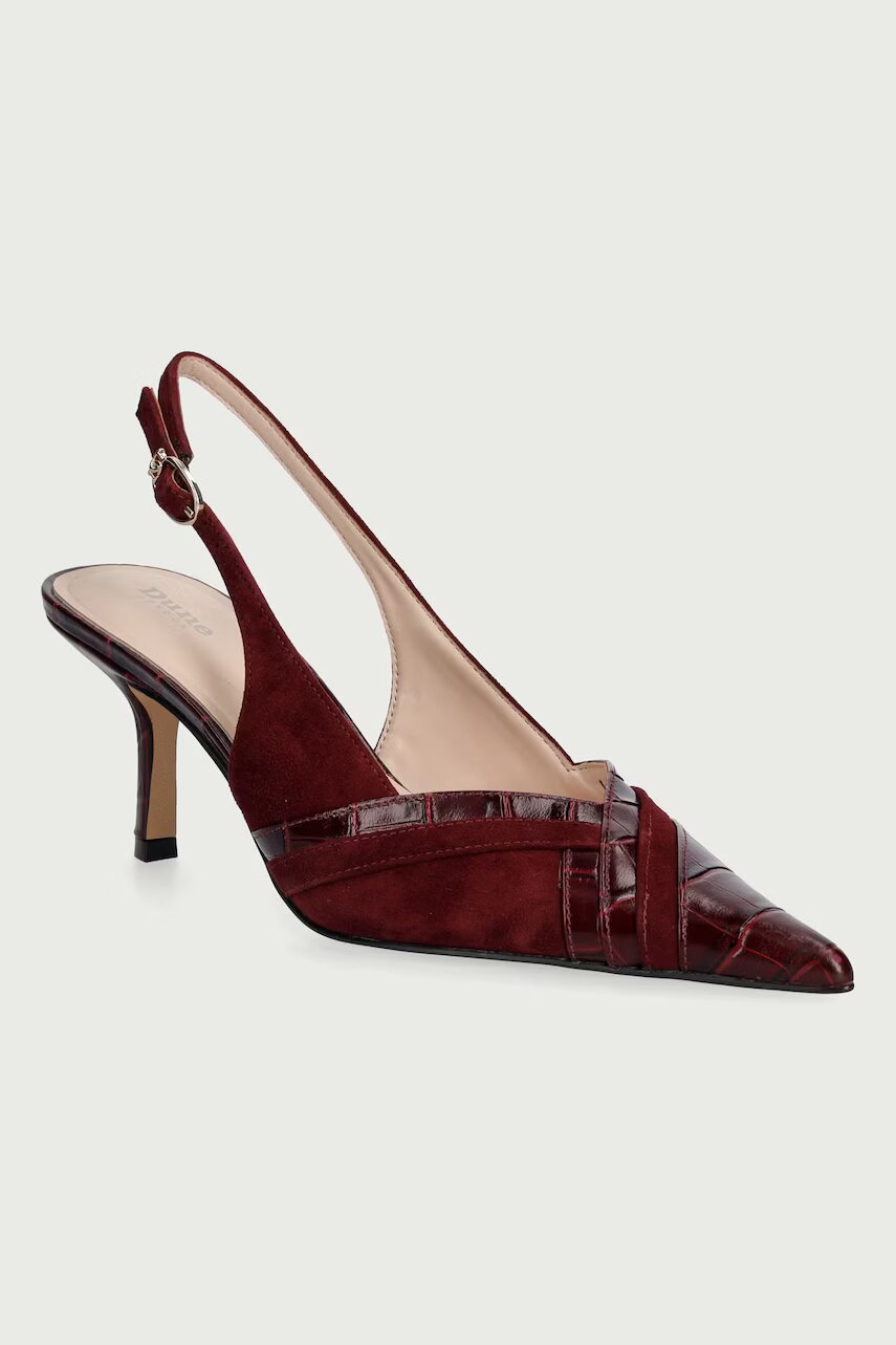 Dune London pantofi cu toc stiletto din piele Connects