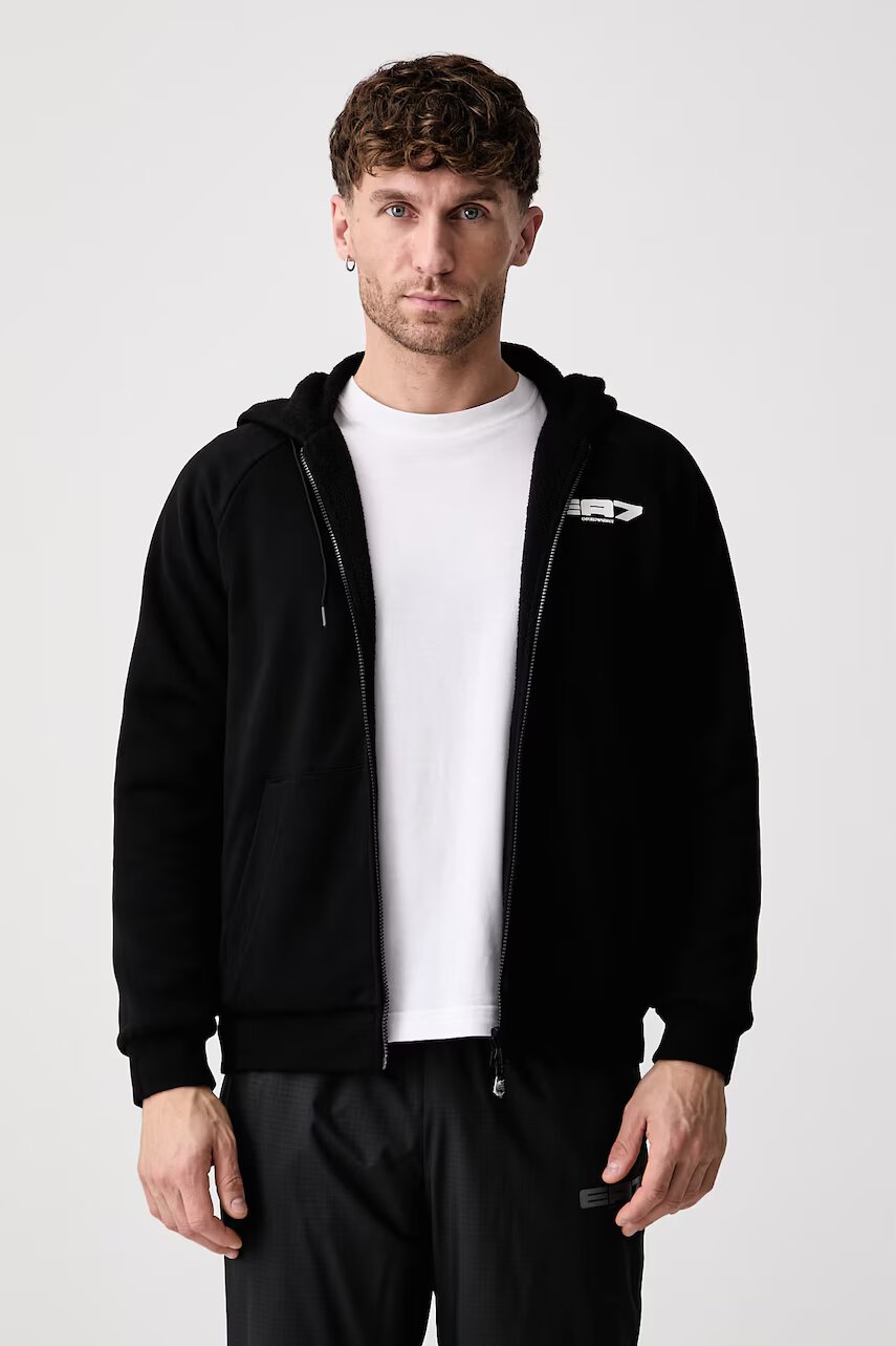 EA7 Emporio Armani bluză reversibilă pentru bărbați cu bumbac