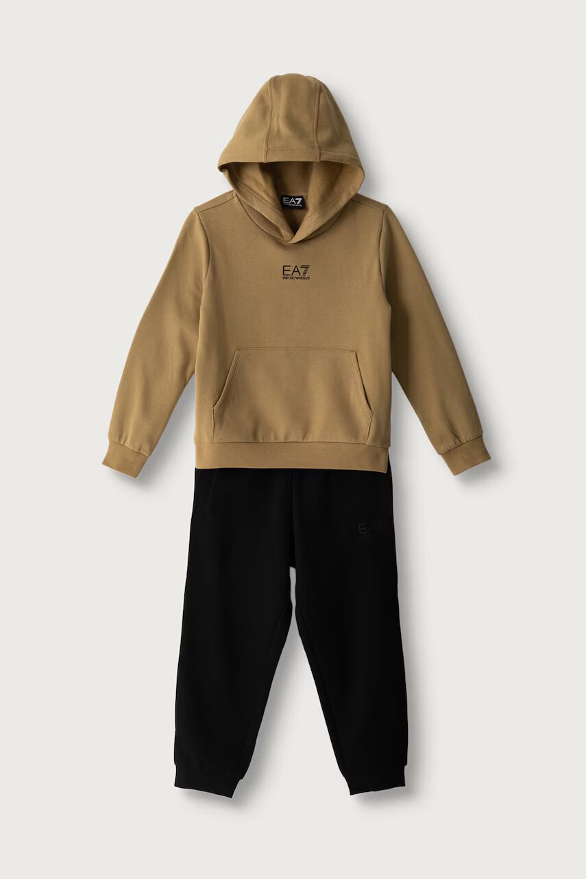 EA7 Emporio Armani compleu de trening pentru copii cu bumbac