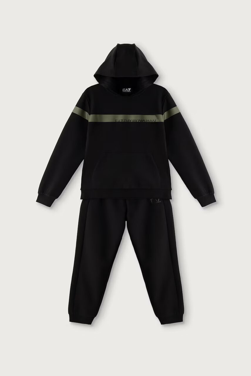 EA7 Emporio Armani compleu de trening pentru copii cu bumbac