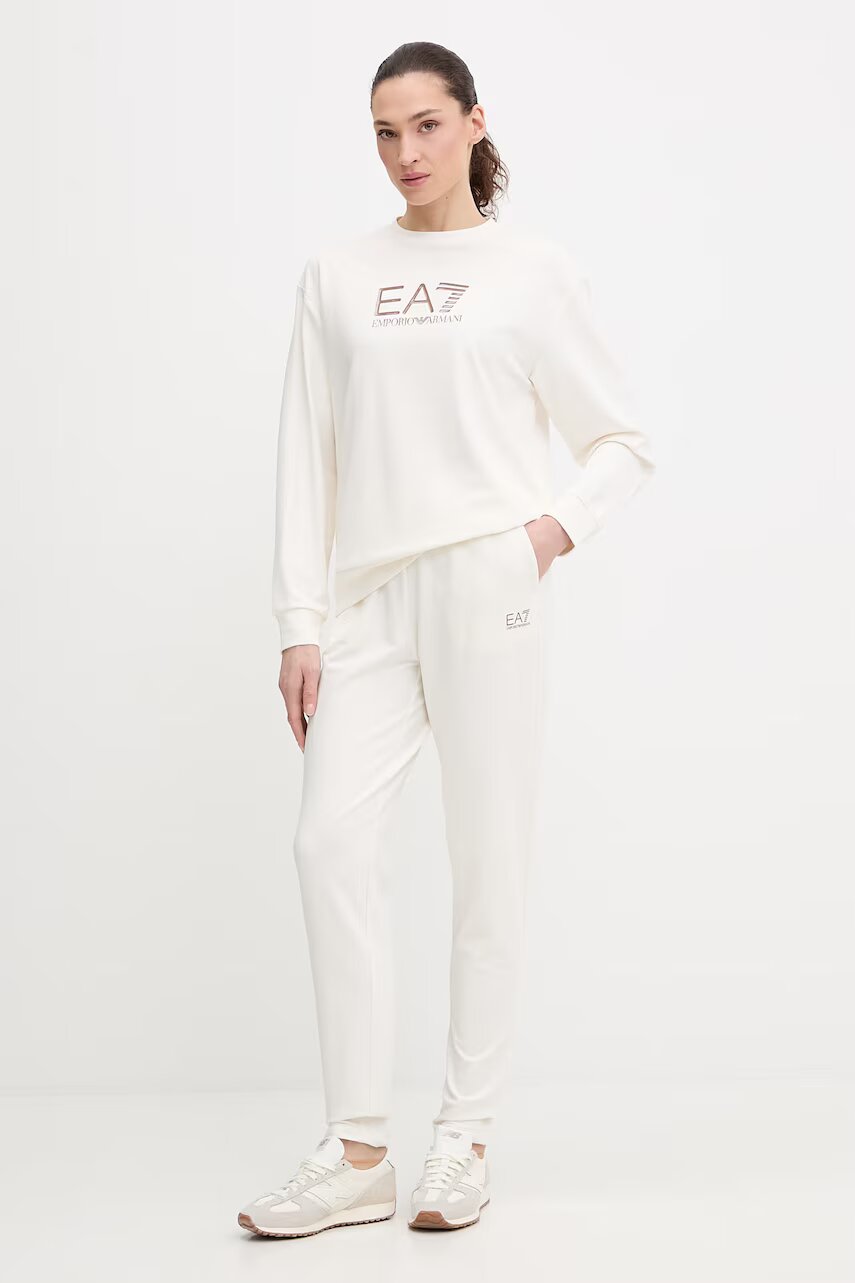 EA7 Emporio Armani compleu de trening pentru femei din bumbac cu elastan