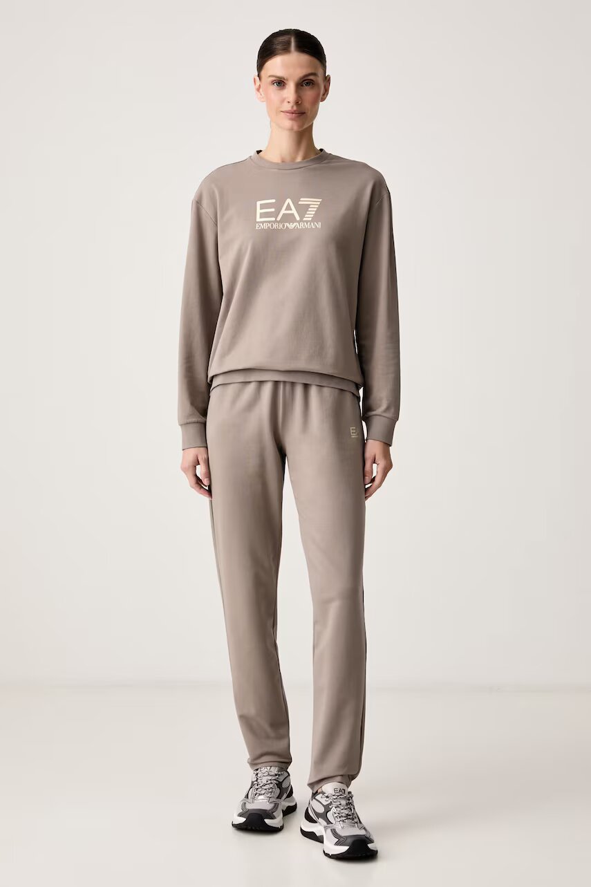 EA7 Emporio Armani compleu de trening pentru femei din bumbac cu elastan