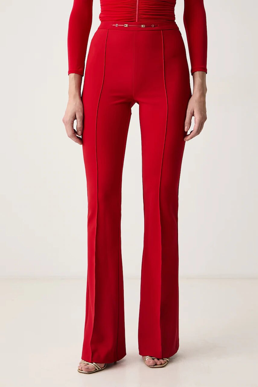 Elisabetta Franchi pantaloni evazați flare pentru femei