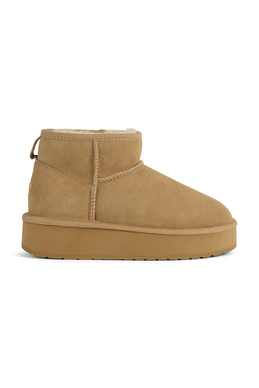 Emu Australia Stinger Micro Flatform 2.0 cizme de zăpadă pentru femei din piele întoarsă