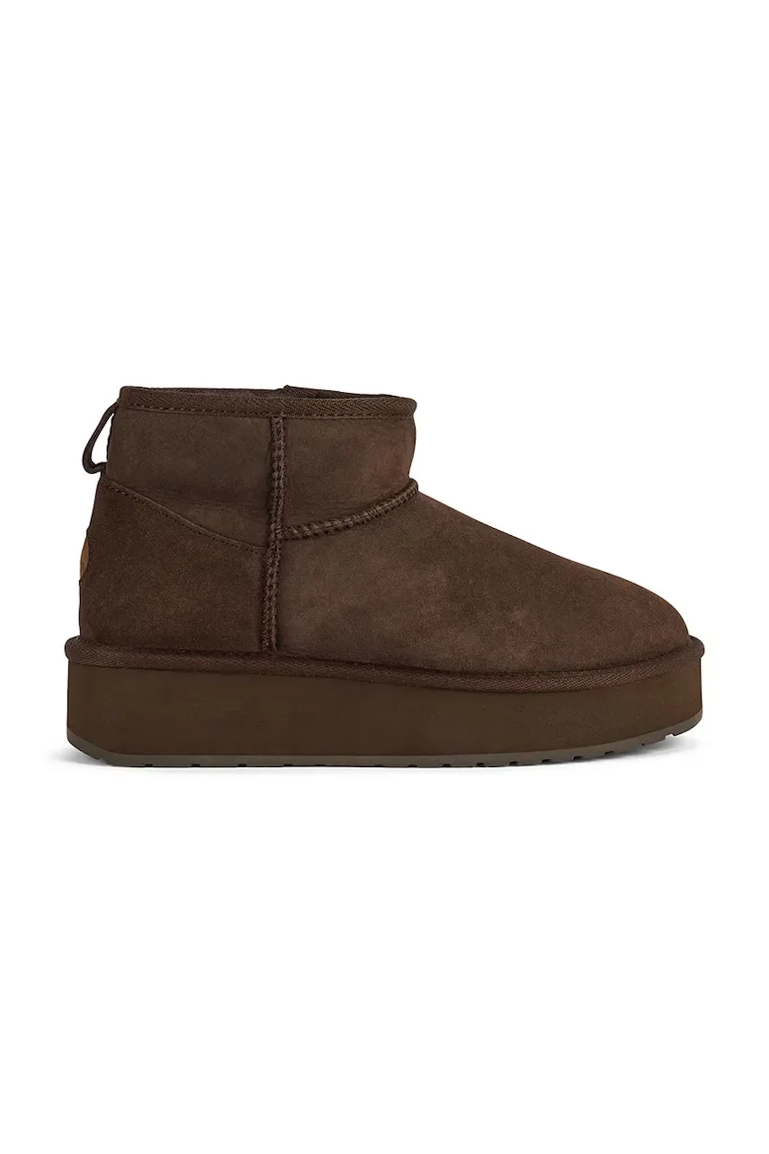 Emu Australia Stinger Micro Flatform 2.0 cizme de zăpadă pentru femei din piele întoarsă