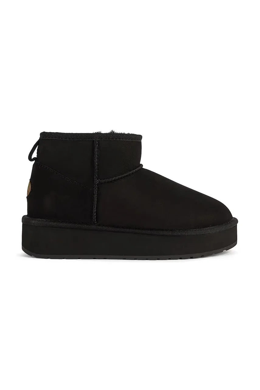 Emu Australia Stinger Micro Flatform 2.0 cizme de zăpadă pentru femei din piele întoarsă
