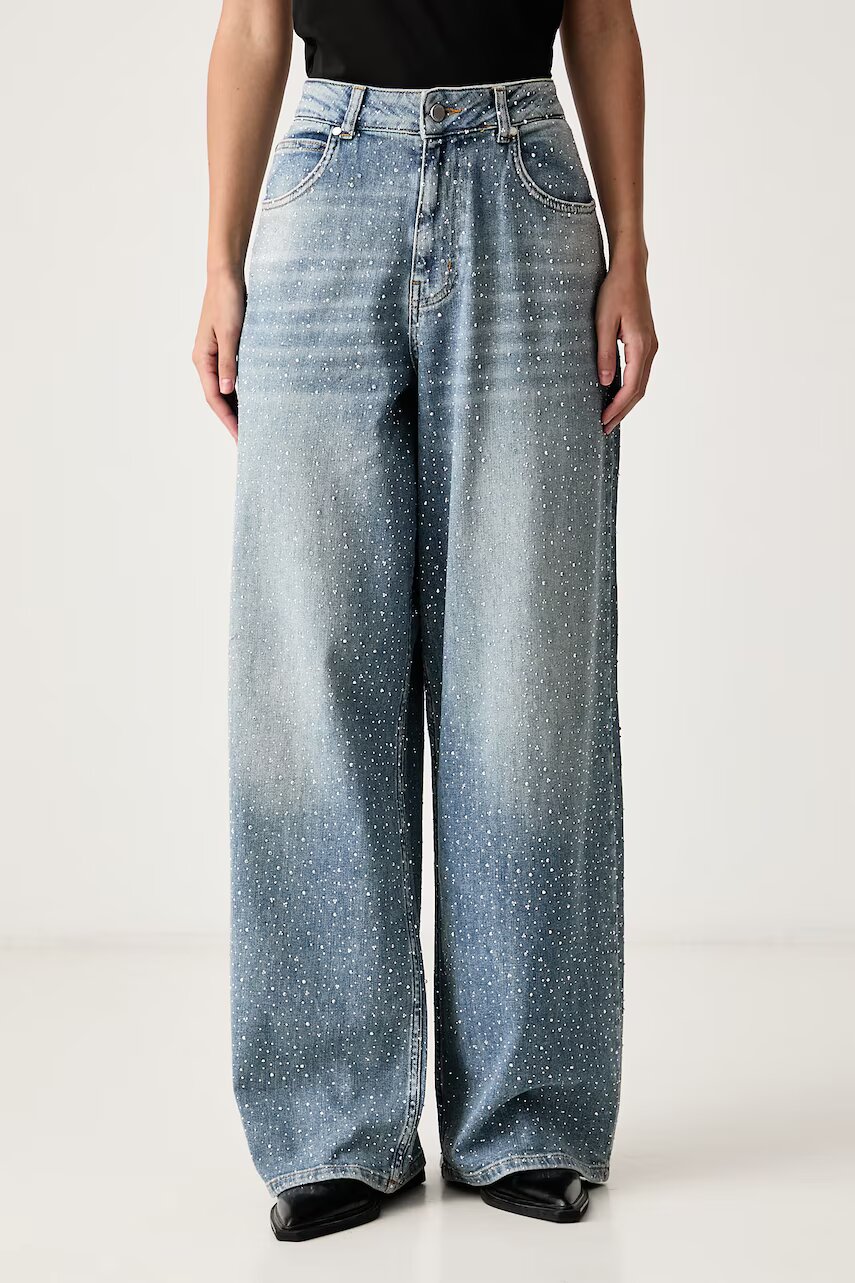 Essentiel Antwerp blugi straight pentru femei Kactus