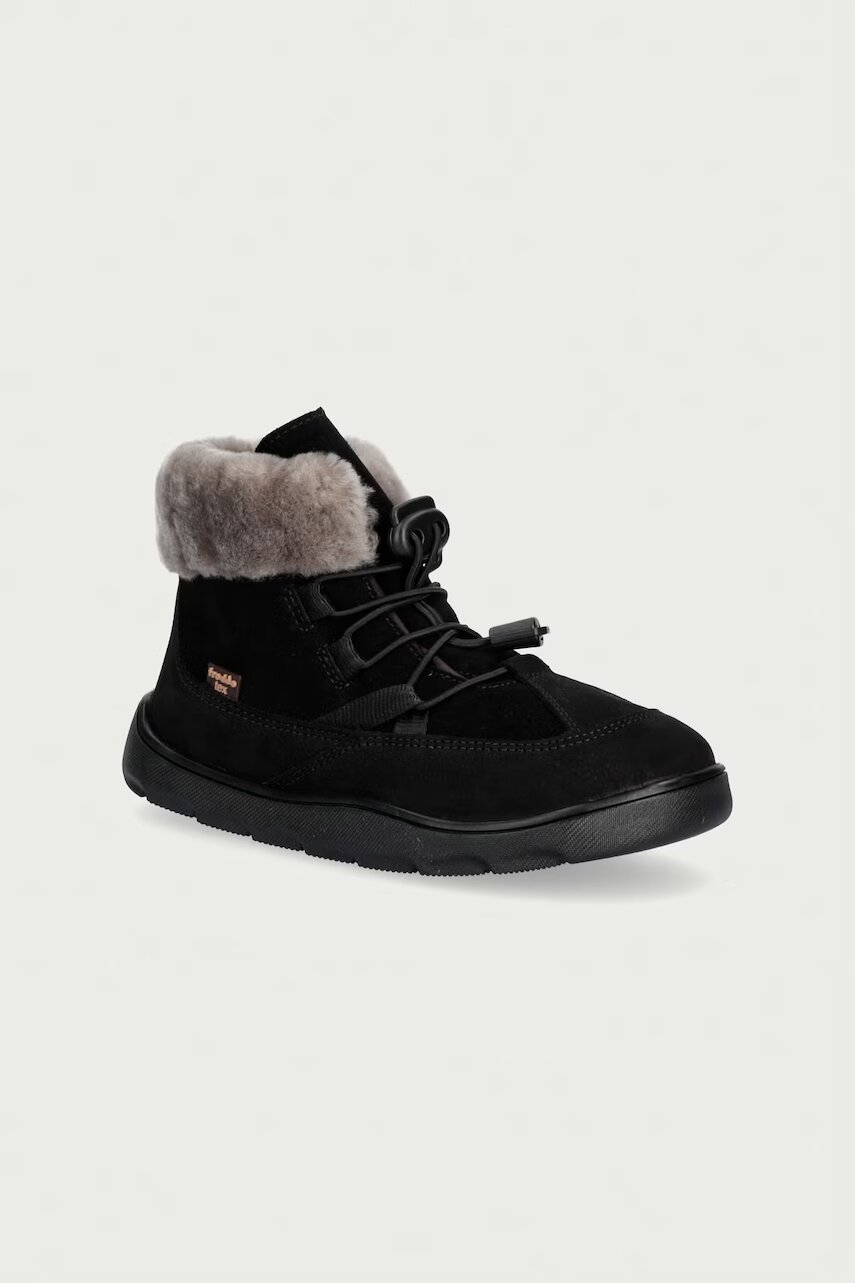 Froddo cizme de zăpadă pentru copii din piele întoarsă ZERU TEX COSY BAREFOOT