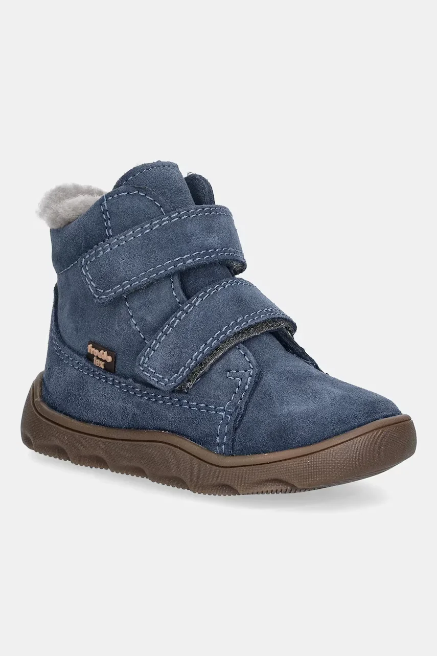 Froddo încălțăminte de iarnă pentru copii din piele întoarsă ZERU TEX FURRY BAREFOOT