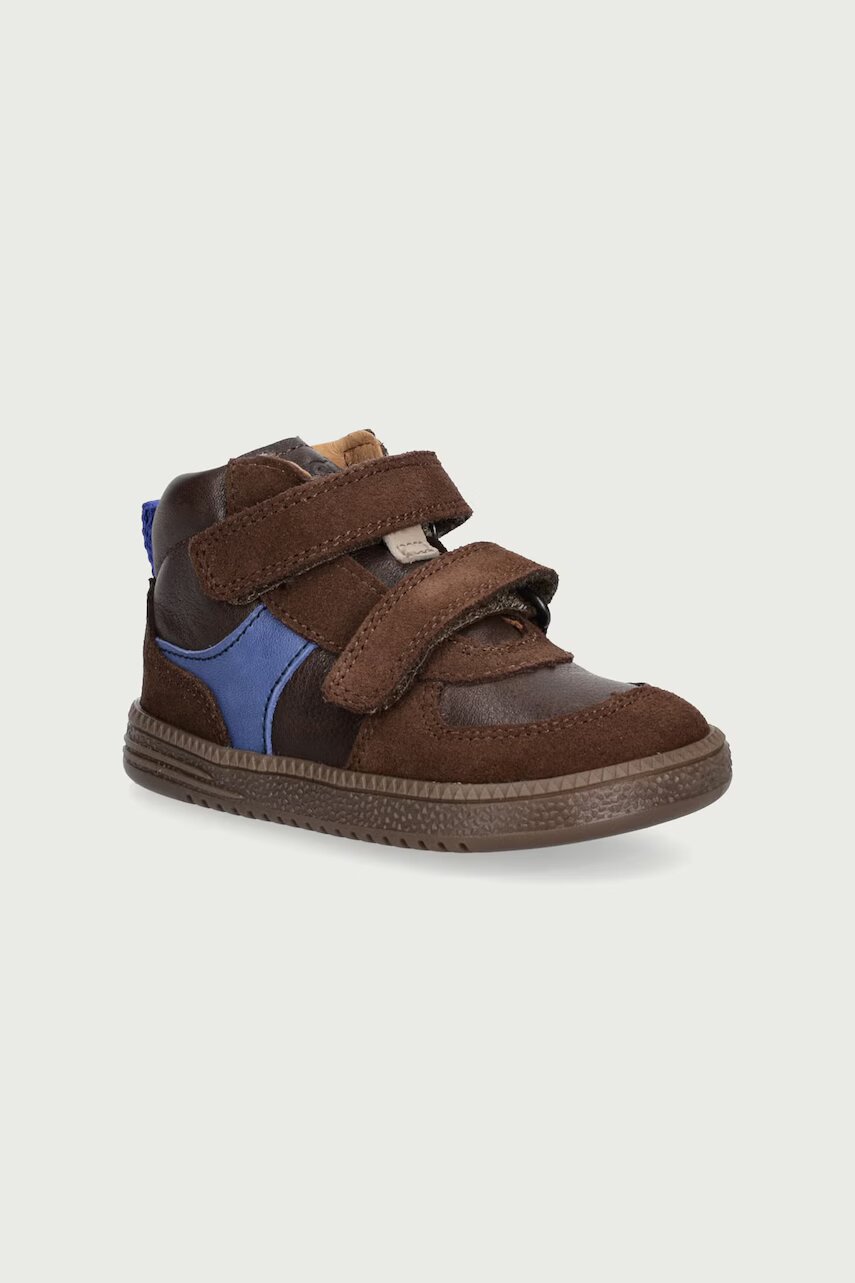 Froddo pantofi pentru copii din piele LOOP HIGH-TOPS BAREFOOT