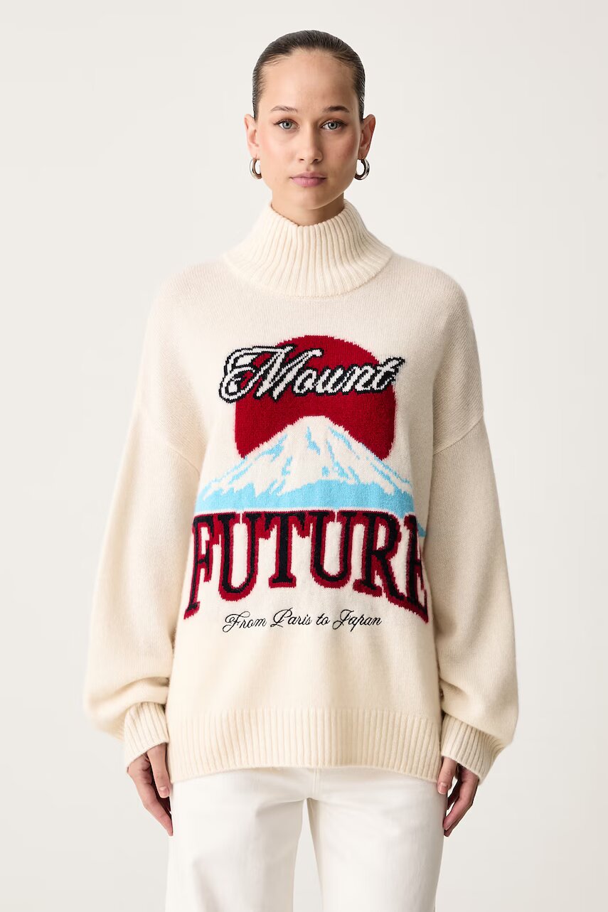 From Future pulover cu guler înalt de damă din cașmir