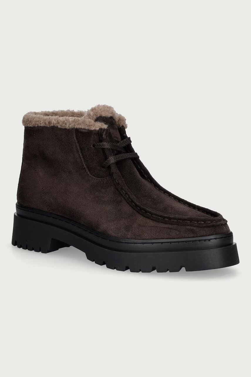 Gant botine pentru femei din piele întoarsă Aligrey