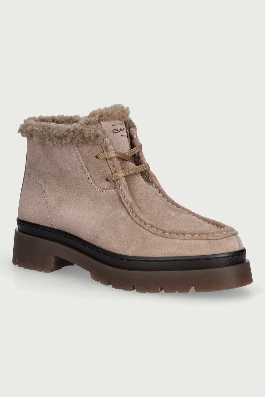 Gant botine pentru femei din piele întoarsă Aligrey