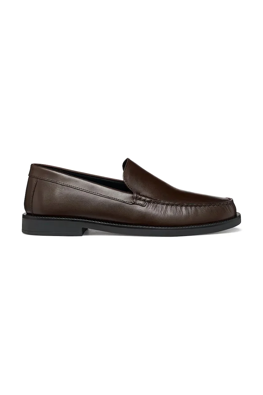 Geox mocasini pentru bărbați din piele U RECANATI