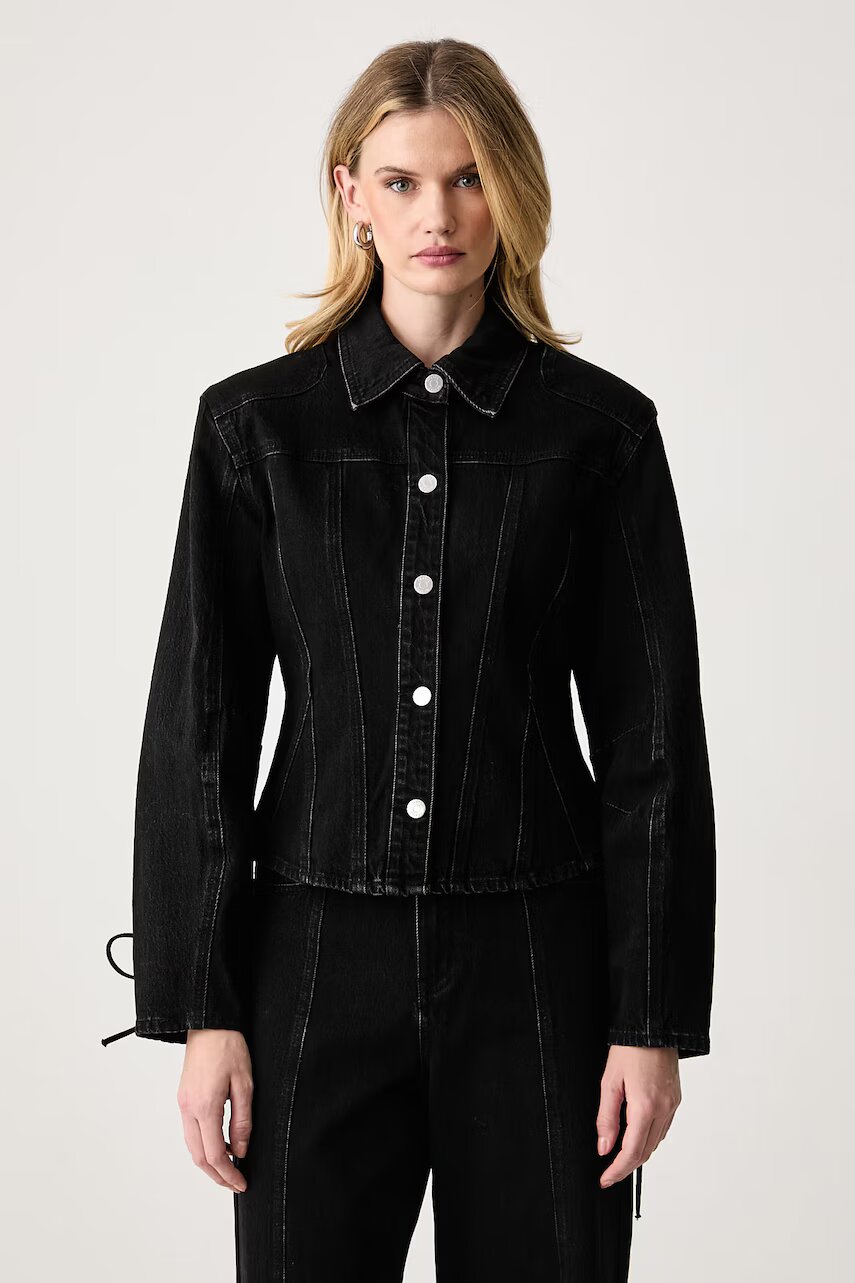 Gestuz cămașă pentru femei din denim
