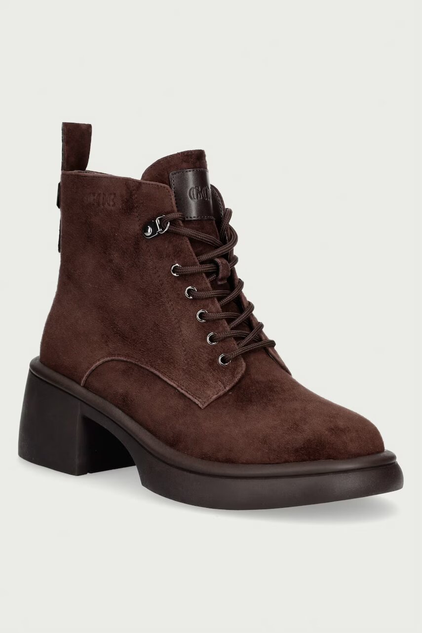 Goe botine pentru femei din piele întoarsă